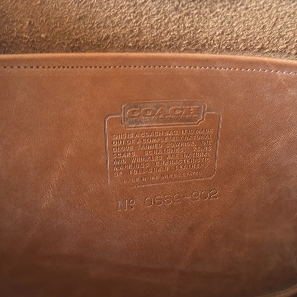 Vintage Coach portfolio/ laptop case